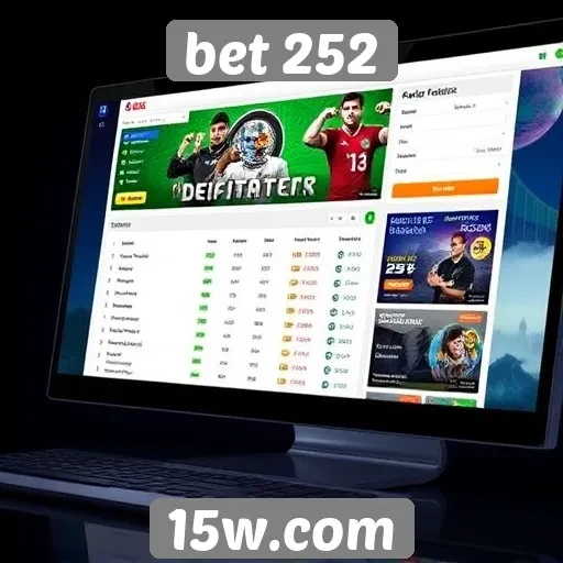 Análise da interface do usuário do site bet 252